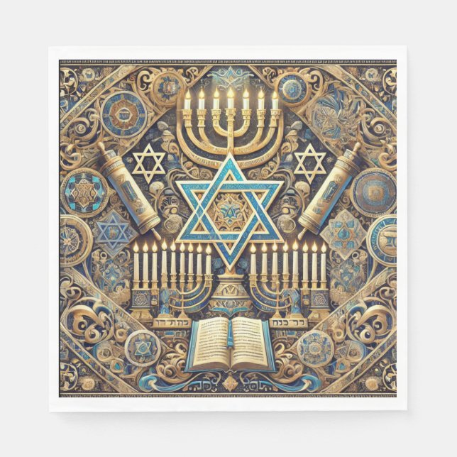 Jewish paper napkin (Front)