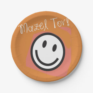 Jewish Party Decoration-Mazel Tov Paper Plates