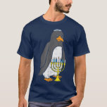 Jewish Penguin Menorah Animal Hanukkah Pyjamas Cha T-Shirt<br><div class="desc">Jewish Penguin Menorah Animal Hanukkah Pyjamas Chanukah PJs  .</div>