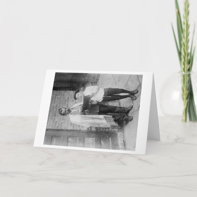 Jewish People with Tanakh on Yom Kippur Card (Front)