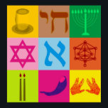 Jewish Pop Art Poster<br><div class="desc">Super Mix Pop Art</div>