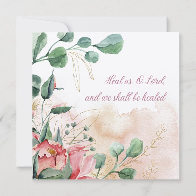 Jewish Prayer for Healing of the Sick (Front)