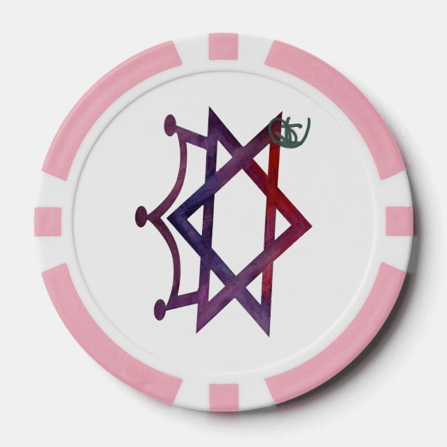 Jewish Princess Art   Poker Chips (Front)