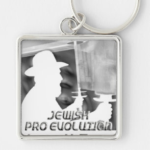 Jewish Pro Evolution Key Ring