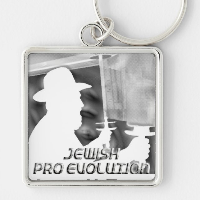 Jewish Pro Evolution Key Ring (Front)