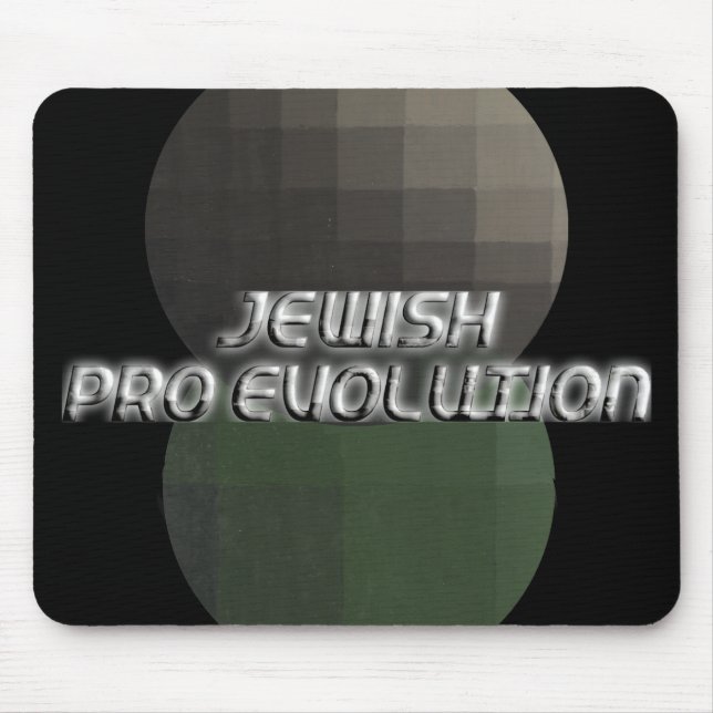 Jewish Pro Evolution Mouse Mat (Front)
