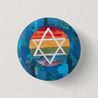 Jewish Rainbown 3 Cm Round Badge