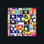 Jewish Religious Symbols Wall Art<br><div class="desc">Elevate your space with "Sacred Impressions, " a collection of Jewish Religious Symbols Wall Art. Each piece is a visual tapestry of spiritual richness, featuring iconic symbols such as the Star of David, menorah, hamsa, and Hebrew letters. Crafted with precision and reverence, this wall art invites you to create a...</div>