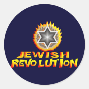 Jewish Revolution Classic Round Sticker