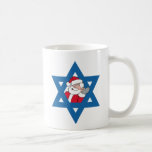 Jewish Santa Coffee Mug<br><div class="desc">Shirtuosity.com: Holiday Humour Tees and Holiday Gifts. Find the Funniest Holiday Gifts including tees,  cards,  ornaments,  plates,  coasters,  hoodies,  stickers,  mugs,  buttons,  magnets,  hats,  bags and more from: http://www.Shirtuosity.com</div>