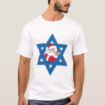 JEWISH SANTA T-Shirt<br><div class="desc">Holiday Humour T-shirts and Apparel Funny Holiday Gear: T-shirts,  Hoodies,  Stickers,  Buttons,  and gifts.</div>
