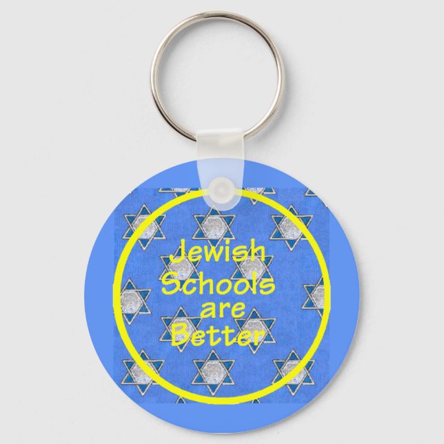 Jewish Schools Keychain (Front)