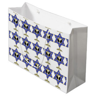 Jewish Star     Large Gift Bag