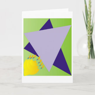 Jewish Star/Menora Card