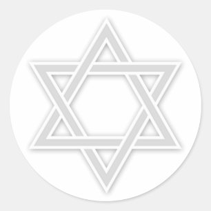 Jewish Star of David Bar/Bat Mitzvah Sticker