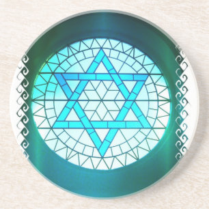 Jewish Star of David Coaster