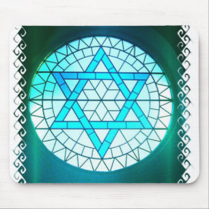 Jewish Star of David Mouse Pad