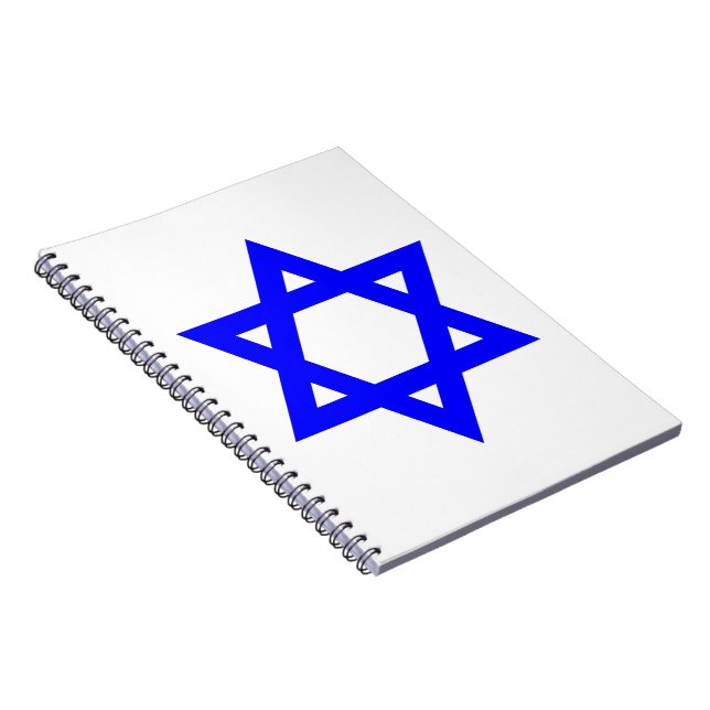 ✡︎ Jewish Star of David Notebook (Right Side)