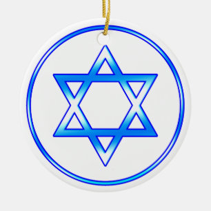 Jewish Star of David Ornament