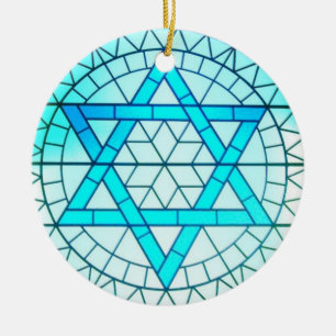 Jewish Star of David Ornament
