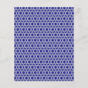 Jewish Star of David Pattern Scrapbook Paper