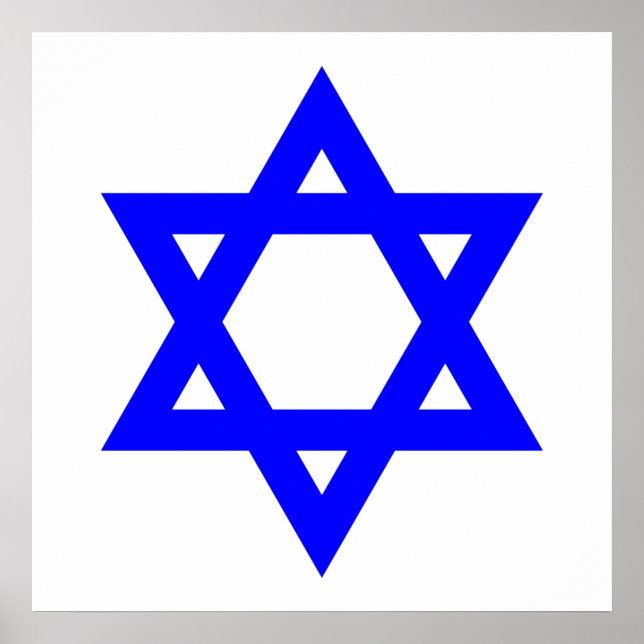 ✡︎ Jewish Star of David Poster (Front)