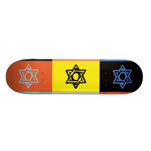 JEWISH STAR OF DAVID Skateboard
