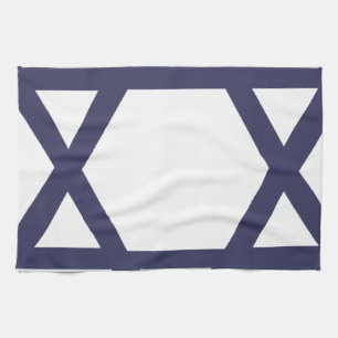 Jewish Star of David Tea Towel