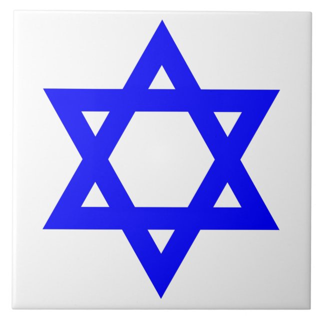 ✡︎ Jewish Star of David Tile (Front)