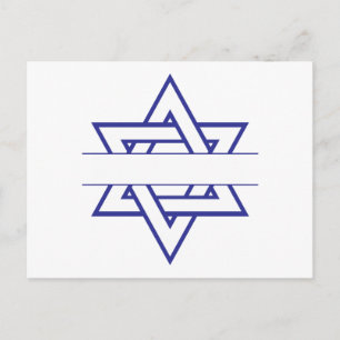 Jewish Star Postcard