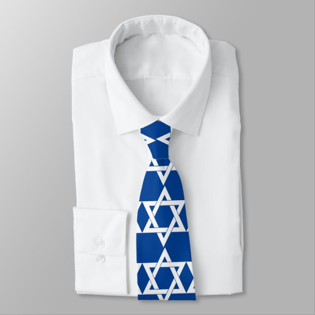 Jewish Star  Tie (Tied)