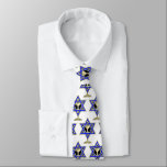 Jewish Star Tie<br><div class="desc">Personalised Traditional and Modern Jewish Theme Gifts and Apparel</div>