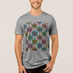 Jewish Stars Designer T-Shirts by Dvorah