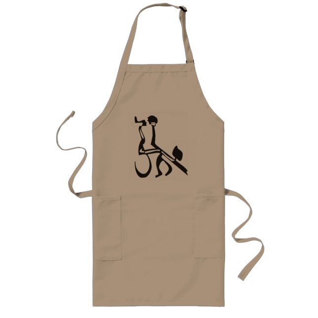 Jewish Tango Long Apron (Front)