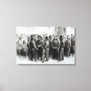 Jewish Traders and Merchants Canvas Print