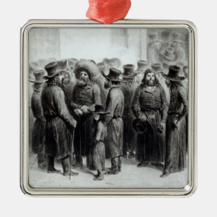 Jewish Traders and Merchants Metal Tree Decoration