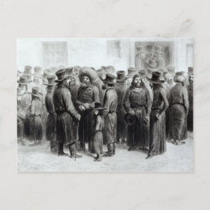 Jewish Traders and Merchants Postcard