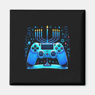 Jewish Video Game Console Gamer Hanukkah Chanukah Magnet
