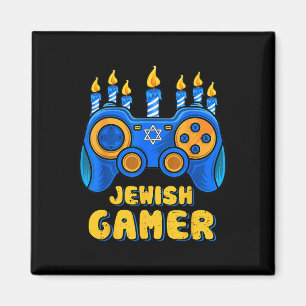 Jewish Video Game Controller Gamer Chanukah Boy Ki Magnet