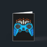 Jewish Video Game Gamer Hanukkah Chanukah Men Boy  Card<br><div class="desc">Jewish Video Game Gamer Hanukkah Chanukah Men Boy Youth Kids</div>