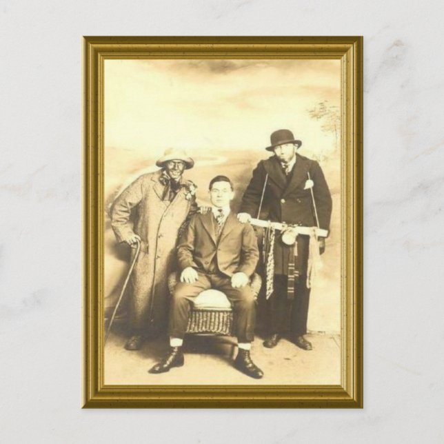 Jewish vintage image postcard (Front)