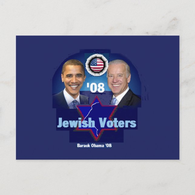 JEWISH VOTERS Postcard (Front)