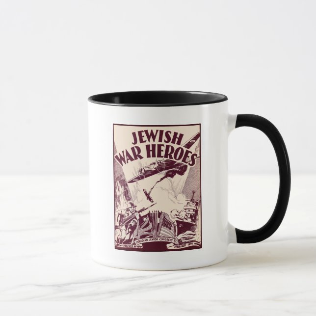 Jewish War Heroes Mug (Right)