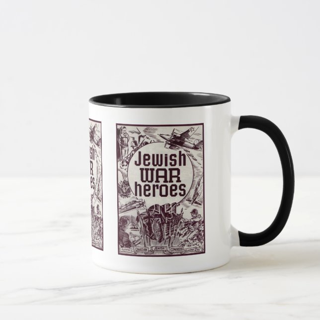 Jewish War Heroes Second Design Mug (Right)