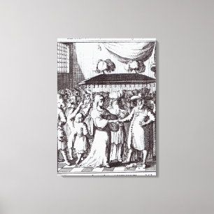 Jewish Wedding Canvas Print