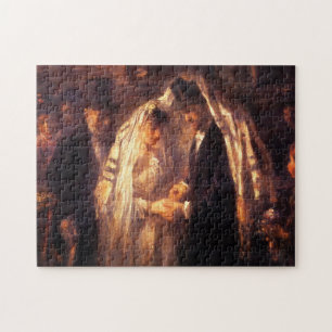Jewish Wedding Ceremony Jigsaw Puzzle