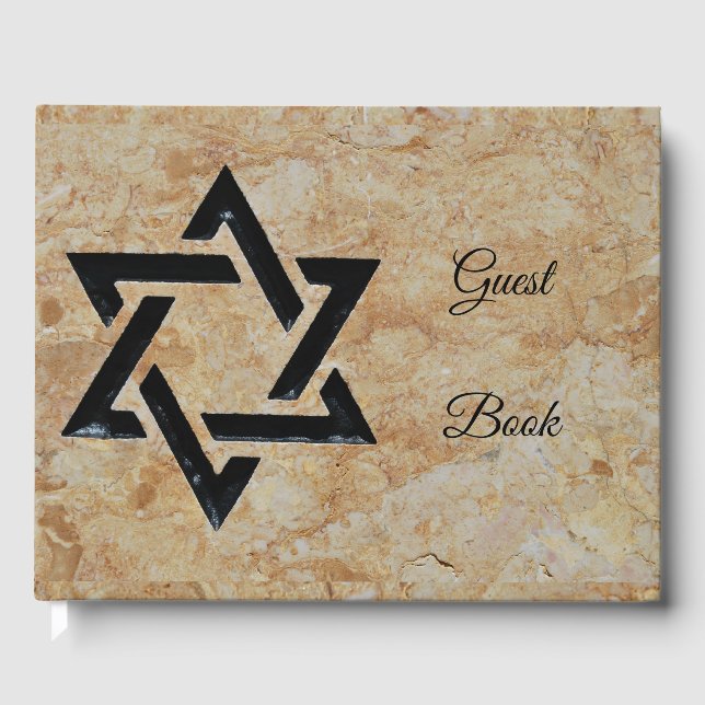 Jewish Wedding Guest Book (Front)