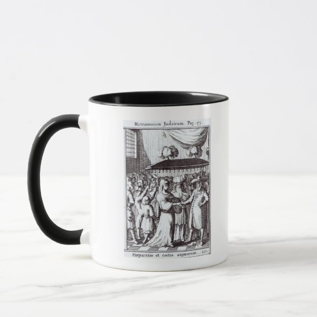 Jewish Wedding Mug (Left)