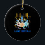 Jewnicorn Jewish Unicorn Chanukah Happy Hanukkah K Ceramic Tree Decoration<br><div class="desc">This is a great gift for your family,  friends during Hanukkah holiday. They will be happy to receive this gift from you during Hanukkah holiday.</div>