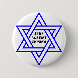 Jews against zionism 6 cm round badge
